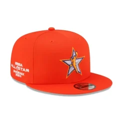Store 2024 WNBA AllStar Game Orange 9FIFTY Snapback Hat - KTGCaps - Baseball caps for various teams, purchased online at a discount Caps