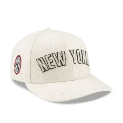 Sale AC Milan x New York Yankees Cream Twill Low Profile 9FIFTY Adjustable  - KTGCaps - Baseball caps for various teams, purchased online at a discount Caps
