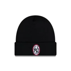 Sale AC Milan x New York Yankees Black Knit Beanie - KTGCaps - Baseball caps for various teams, purchased online at a discount Caps
