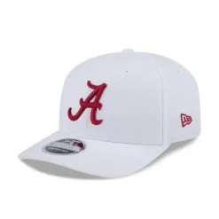 Shop Alabama Crimson Tide Basic White 9SEVENTY StretchSnap Hat - KTGCaps - Baseball caps for various teams, purchased online at a discount Caps