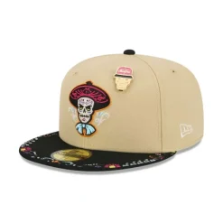 Outlet Albuquerque Isotopes Skull Pin 59FIFTY Fitted Hat - KTGCaps - Baseball caps for various teams, purchased online at a discount Caps