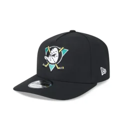 Clearance Anaheim Ducks Team 9FIFTY AFrame Snapback Hat - KTGCaps - Baseball caps for various teams, purchased online at a discount Caps
