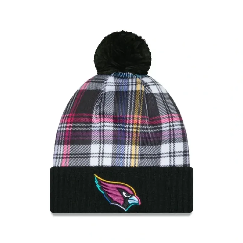 Best Sale Arizona Cardinals 2024 Crucial Catch Sport Pom Knit Hat - KTGCaps - Baseball caps for various teams, purchased online at a discount Caps