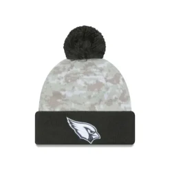 Clearance Arizona Cardinals 2024 Salute to Service Pom Knit Hat - KTGCaps - Baseball caps for various teams, purchased online at a discount Caps
