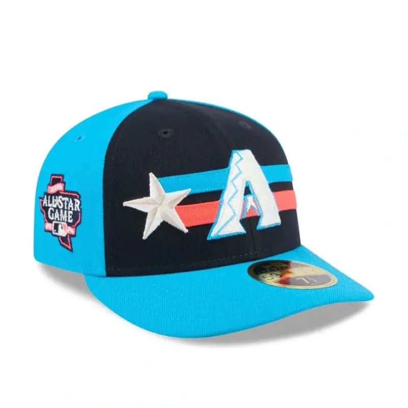 Cheap Arizona Diamondbacks 2024 AllStar Game Low Profile 59FIFTY Fitted Hat - KTGCaps - Baseball caps for various teams, purchased online at a discount Caps