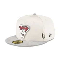 Clearance Arizona Diamondbacks 2024 Clubhouse Stone 59FIFTY Fitted Hat - KTGCaps - Baseball caps for various teams, purchased online at a discount Caps