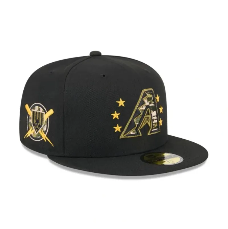 Cheap Arizona Diamondbacks Armed Forces Day 2024 59FIFTY Fitted Hat - KTGCaps - Baseball caps for various teams, purchased online at a discount Caps