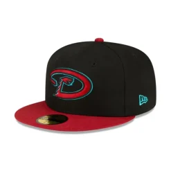 Cheap Arizona Diamondbacks Authentic Collection Road 59FIFTY Fitted Hat - KTGCaps - Baseball caps for various teams, purchased online at a discount Caps