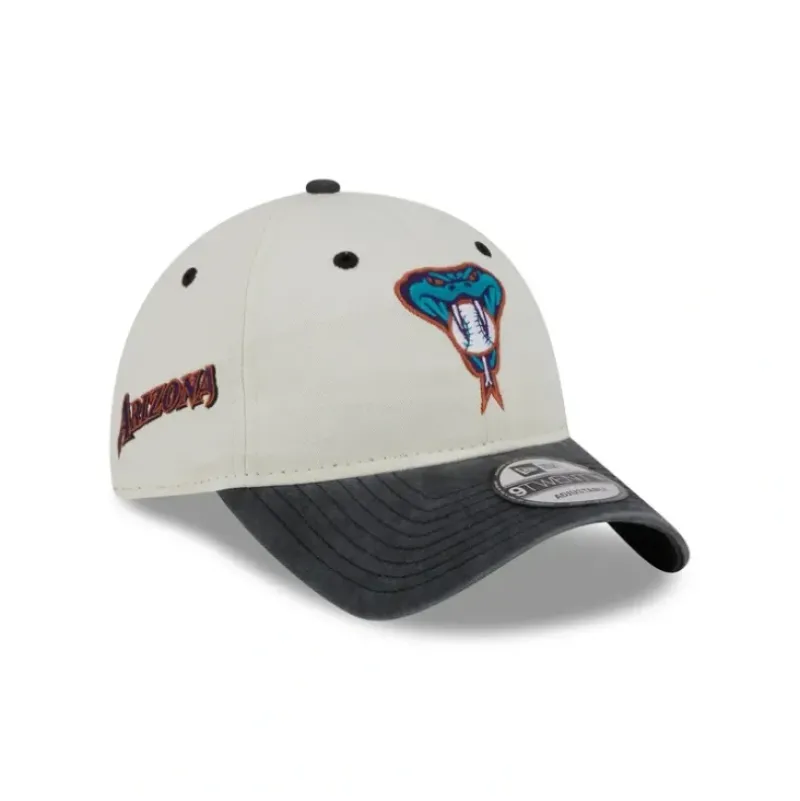Online Arizona Diamondbacks Classic Sidescript 9TWENTY Adjustable Hat - KTGCaps - Baseball caps for various teams, purchased online at a discount Caps