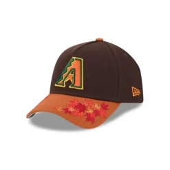 Online Arizona Diamondbacks Fall Foliage 9FORTY AFrame Snapback Hat - KTGCaps - Baseball caps for various teams, purchased online at a discount Caps