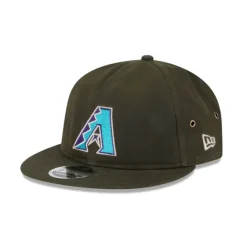 Online Arizona Diamondbacks Rifle Green Retro Crown 9FIFTY Adjustable Hat - KTGCaps - Baseball caps for various teams, purchased online at a discount Caps