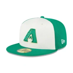 Outlet Arizona Diamondbacks St Patricks Day 2024 59FIFTY Fitted Hat - KTGCaps - Baseball caps for various teams, purchased online at a discount Caps