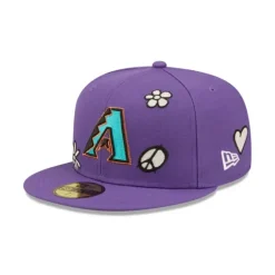 Store Arizona Diamondbacks Sunlight Pop 59FIFTY Fitted Hat - KTGCaps - Baseball caps for various teams, purchased online at a discount Caps