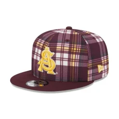Online Arizona State Sun Devils Plaid 9FIFTY Snapback Hat - KTGCaps - Baseball caps for various teams, purchased online at a discount Caps