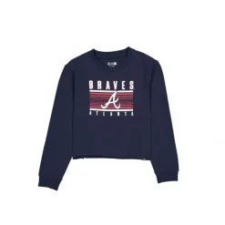 Outlet Atlanta Braves Active Womens Long Sleeve TShirt - KTGCaps - Baseball caps for various teams, purchased online at a discount Caps