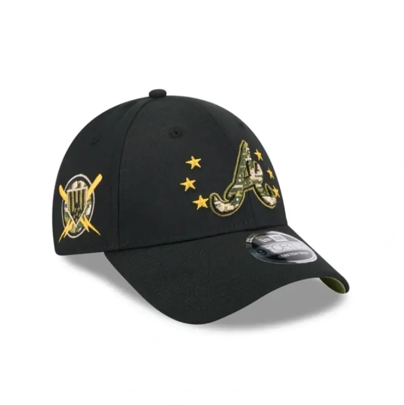 Best Sale Atlanta Braves Armed Forces Day 2024 Kids 9FORTY StretchSnap Hat - KTGCaps - Baseball caps for various teams, purchased online at a discount Caps