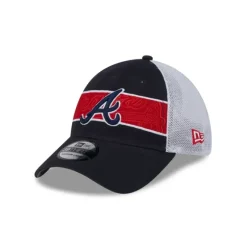 Best Sale Atlanta Braves Banded 39THIRTY Stretch Fit Hat - KTGCaps - Baseball caps for various teams, purchased online at a discount Caps