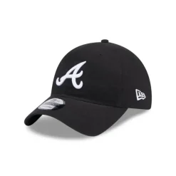 Sale Atlanta Braves Black 9TWENTY Adjustable Hat - KTGCaps - Baseball caps for various teams, purchased online at a discount Caps