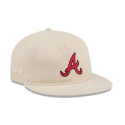 Discount Atlanta Braves Brushed Nylon Retro Crown 9FIFTY Adjustable Hat - KTGCaps - Baseball caps for various teams, purchased online at a discount Caps