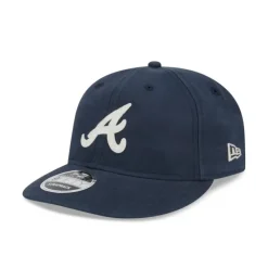 Store Atlanta Braves Canvas Felt Retro Crown 9FIFTY Adjustable Hat - KTGCaps - Baseball caps for various teams, purchased online at a discount Caps