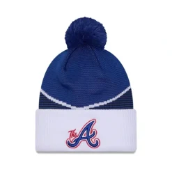 Best Atlanta Braves City Connect Pom Knit Hat - KTGCaps - Baseball caps for various teams, purchased online at a discount Caps