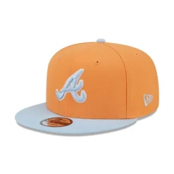Store Atlanta Braves Color Pack Orange Glaze 9FIFTY Snapback Hat - KTGCaps - Baseball caps for various teams, purchased online at a discount Caps