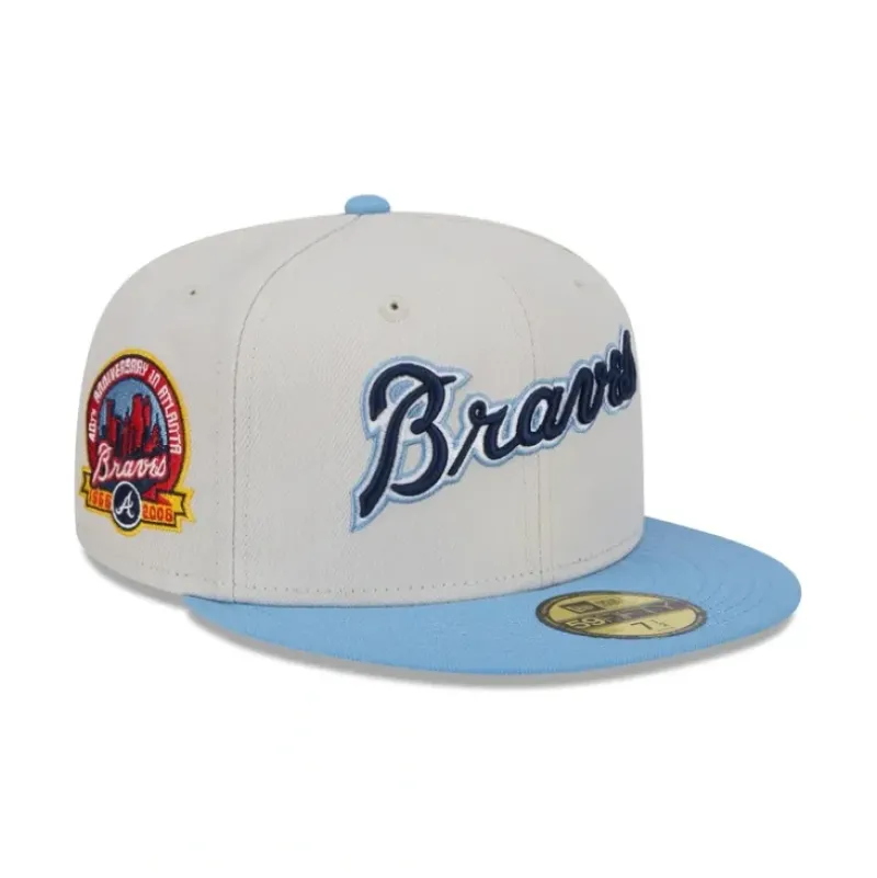 Sale Atlanta Braves Coop Logo Select 59FIFTY Fitted Hat - KTGCaps - Baseball caps for various teams, purchased online at a discount Caps