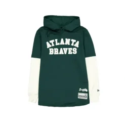 Outlet Atlanta Braves Dark Green Logo Select Hooded TShirt - KTGCaps - Baseball caps for various teams, purchased online at a discount Caps
