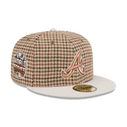 Cheap Atlanta Braves Houndstooth 59FIFTY Fitted Hat - KTGCaps - Baseball caps for various teams, purchased online at a discount Caps