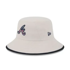 Clearance Atlanta Braves Independence Day 2024 Stretch Bucket Hat - KTGCaps - Baseball caps for various teams, purchased online at a discount Caps