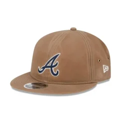 Shop Atlanta Braves Khaki Retro Crown 9FIFTY Adjustable Hat - KTGCaps - Baseball caps for various teams, purchased online at a discount Caps