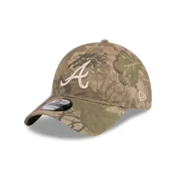 Sale Atlanta Braves Leaf Camo 9TWENTY Adjustable Hat - KTGCaps - Baseball caps for various teams, purchased online at a discount Caps