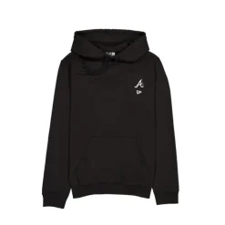 Best Sale Atlanta Braves Logo Essentials Black Hoodie - KTGCaps - Baseball caps for various teams, purchased online at a discount Caps