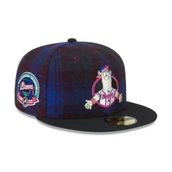 Shop Atlanta Braves Mascot Plaid 59FIFTY Fitted Hat - KTGCaps - Baseball caps for various teams, purchased online at a discount Caps