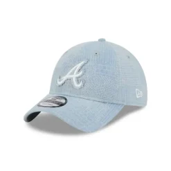 Clearance Atlanta Braves Patch Denim 9TWENTY Adjustable Hat - KTGCaps - Baseball caps for various teams, purchased online at a discount Caps