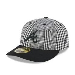 Sale Atlanta Braves Patch Plaid Low Profile 59FIFTY Fitted Hat - KTGCaps - Baseball caps for various teams, purchased online at a discount Caps