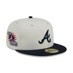 Best Sale Atlanta Braves Spring Training Patch 59FIFTY Fitted Hat - KTGCaps - Baseball caps for various teams, purchased online at a discount Caps