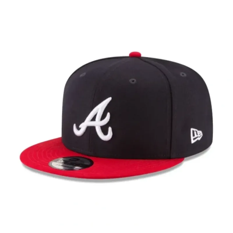 Clearance Atlanta Braves Team Color Basic 9FIFTY Snapback Hat - KTGCaps - Baseball caps for various teams, purchased online at a discount Caps