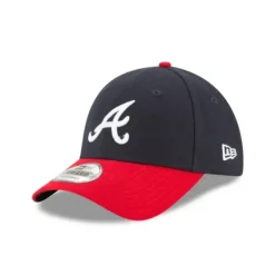 Outlet Atlanta Braves The League 9FORTY Adjustable Hat - KTGCaps - Baseball caps for various teams, purchased online at a discount Caps
