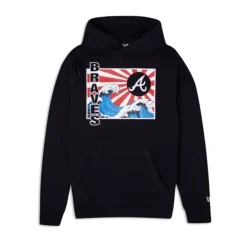 Best Atlanta Braves Tonal Wave Hoodie - KTGCaps - Baseball caps for various teams, purchased online at a discount Caps