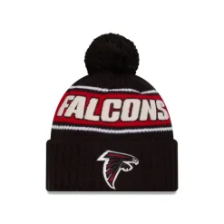 Clearance Atlanta Falcons 2024 Cold Weather Sport Pom Knit Hat - KTGCaps - Baseball caps for various teams, purchased online at a discount Caps