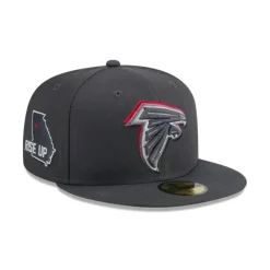 Shop Atlanta Falcons 2024 Draft Gray 59FIFTY Fitted Hat - KTGCaps - Baseball caps for various teams, purchased online at a discount Caps