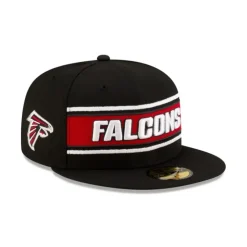Clearance Atlanta Falcons 2024 Sideline Black 59FIFTY Fitted Hat - KTGCaps - Baseball caps for various teams, purchased online at a discount Caps