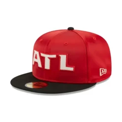 Clearance Atlanta Falcons Satin 59FIFTY Fitted Hat - KTGCaps - Baseball caps for various teams, purchased online at a discount Caps