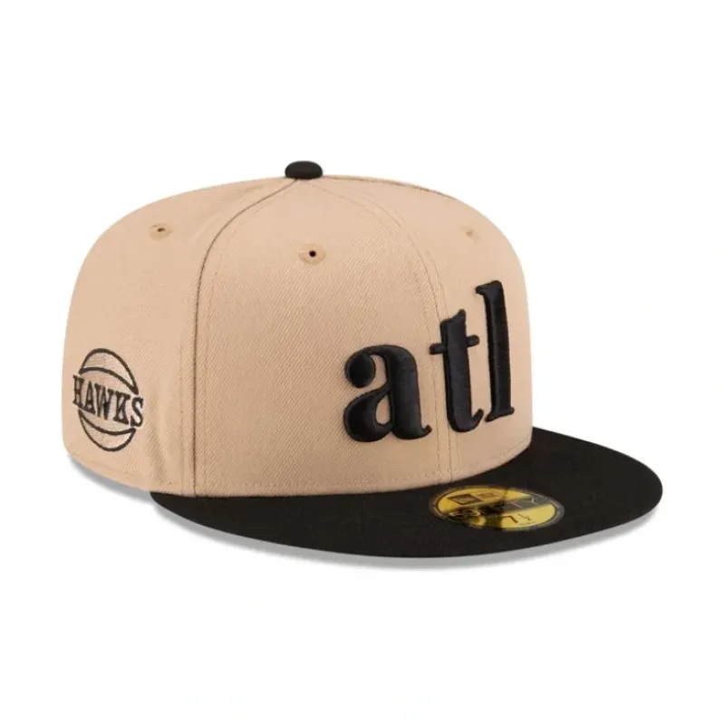Store Atlanta Hawks 2023 City Edition Alt 2 59FIFTY Fitted Hat - KTGCaps - Baseball caps for various teams, purchased online at a discount Caps