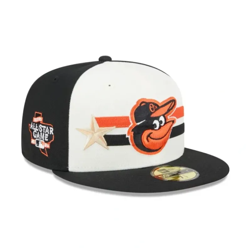 Clearance Baltimore Orioles 2024 AllStar Game Workout 59FIFTY Fitted Hat - KTGCaps - Baseball caps for various teams, purchased online at a discount Caps