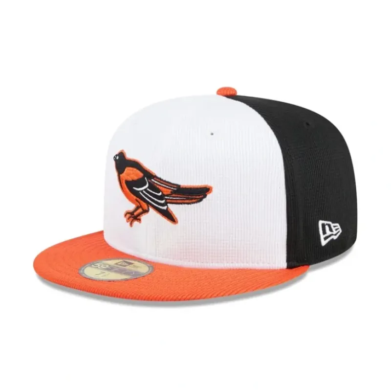 Best Sale Baltimore Orioles 2024 Batting Practice 59FIFTY Fitted Hat - KTGCaps - Baseball caps for various teams, purchased online at a discount Caps