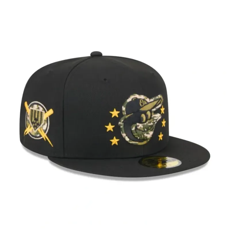 Outlet Baltimore Orioles Armed Forces Day 2024 59FIFTY Fitted Hat - KTGCaps - Baseball caps for various teams, purchased online at a discount Caps