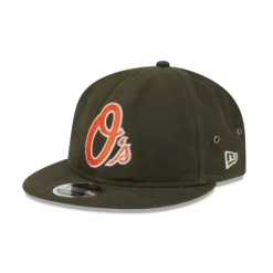 Cheap Baltimore Orioles Rifle Green Retro Crown 9FIFTY Adjustable Hat - KTGCaps - Baseball caps for various teams, purchased online at a discount Caps