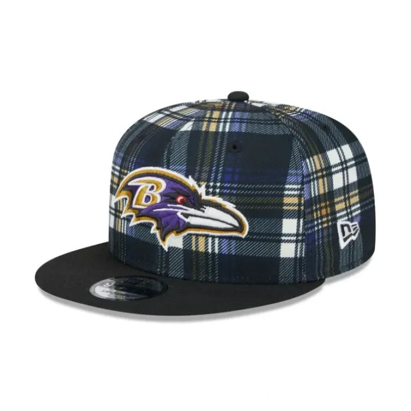 Clearance Baltimore Ravens 2024 Sideline Statement 9FIFTY Snapback Hat - KTGCaps - Baseball caps for various teams, purchased online at a discount Caps